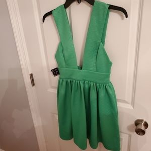 Nasty Gal Emerald Green Cocktail Dress - NWT size XS